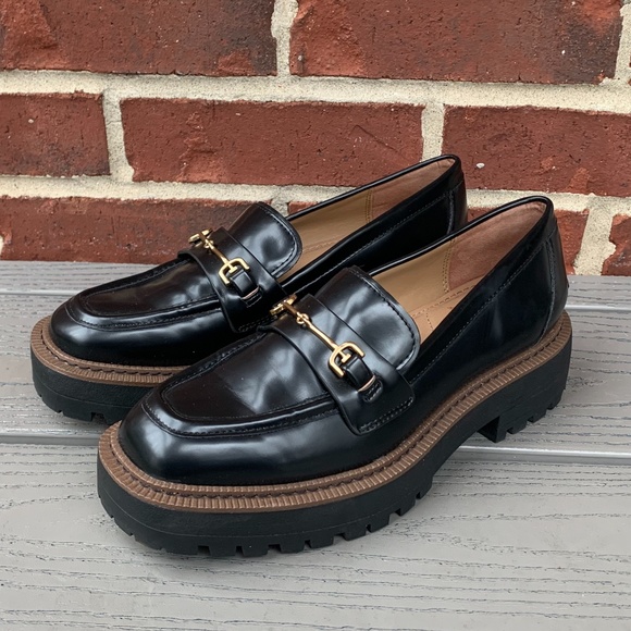 Sam Edelman Black Platform Loafers - Picture 3 of 12